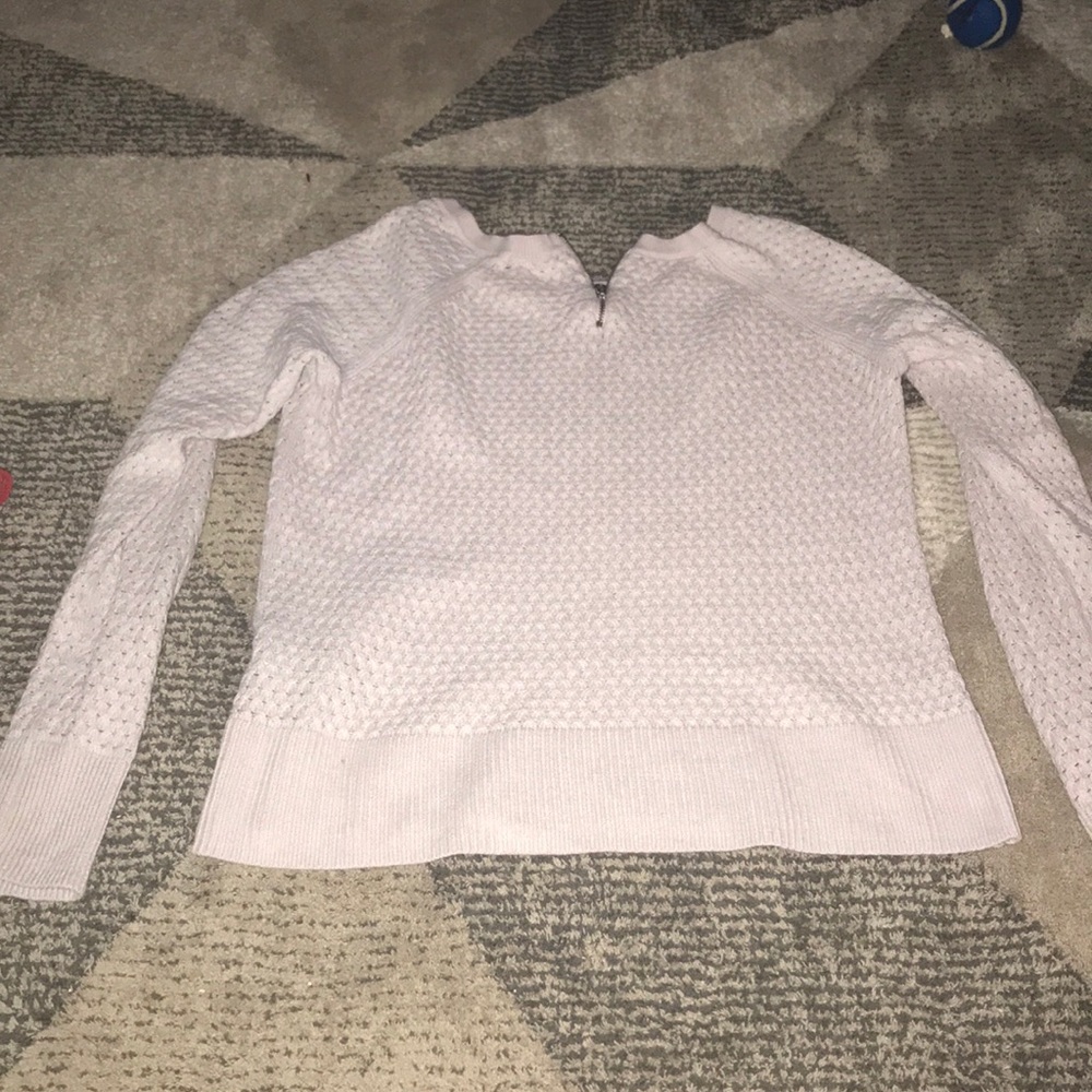 pink sweater